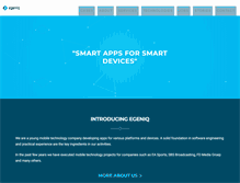 Tablet Screenshot of egeniq.com